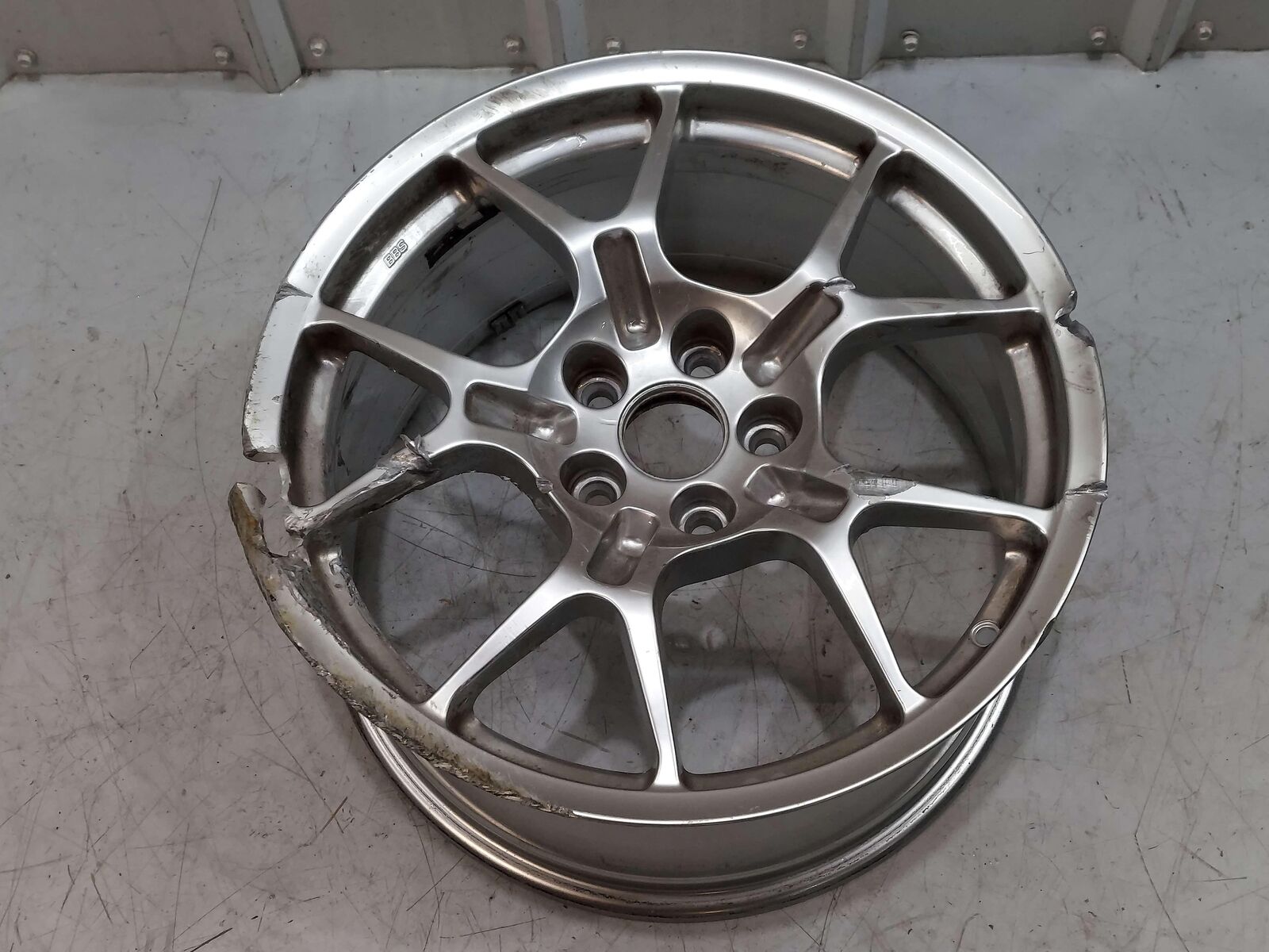 05-06 FORD GT GT40 SUPERCAR FRONT WHEEL 18" BBS *PARTS/ART ONLY 4G7V-1007-CA OEM