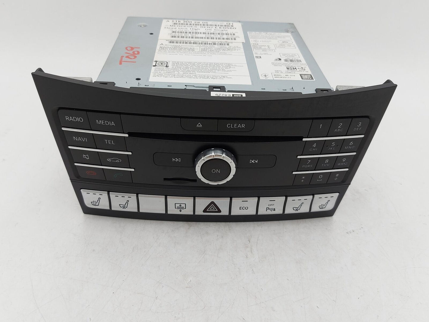 15-17 MERCEDES CLS550 Radio Navigation Receiver CD Player Head Unit A2189002806