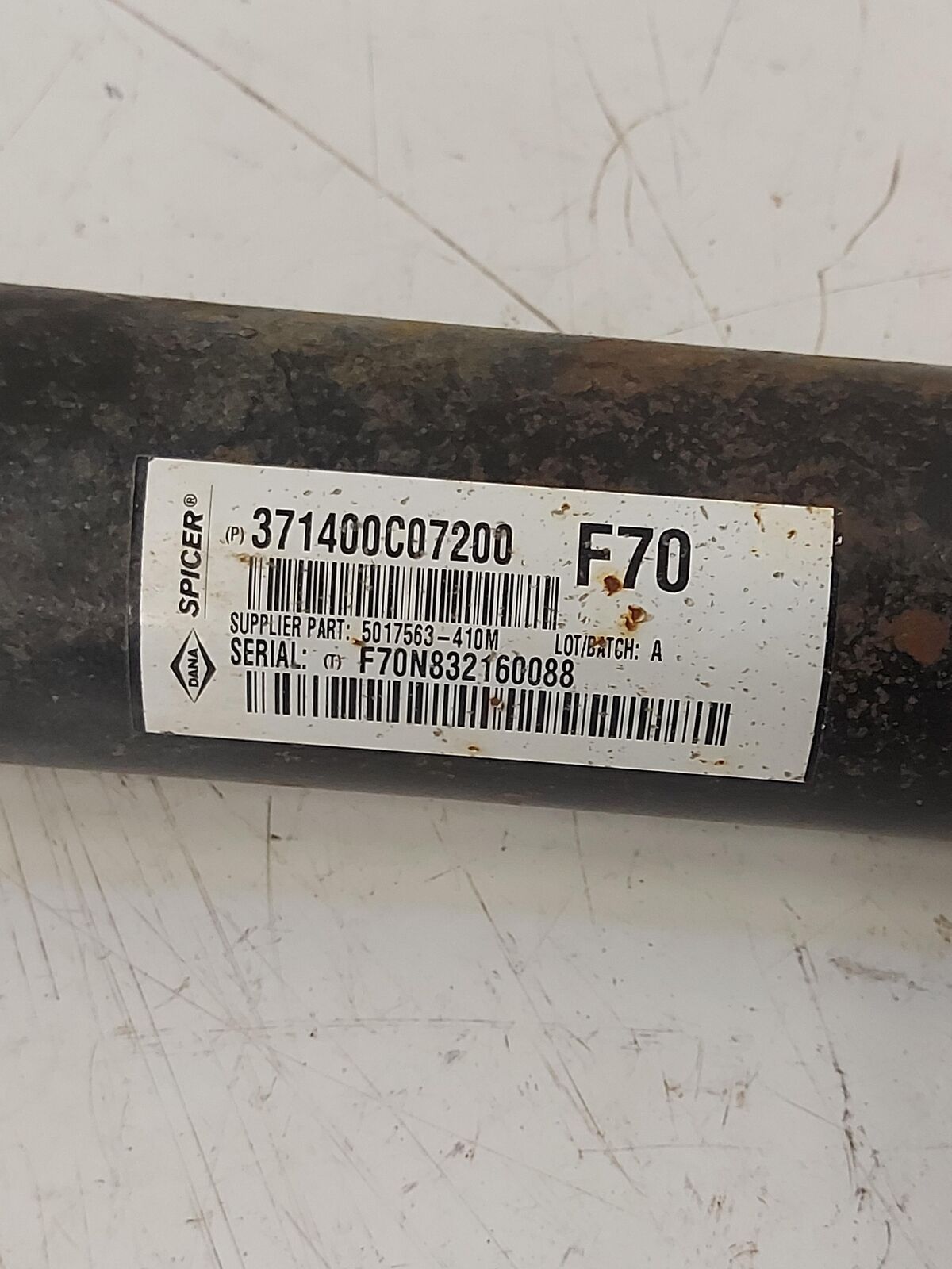 07-21 TOYOTA TUNDRA Front Drive Shaft 371400C07200 5017563-410M