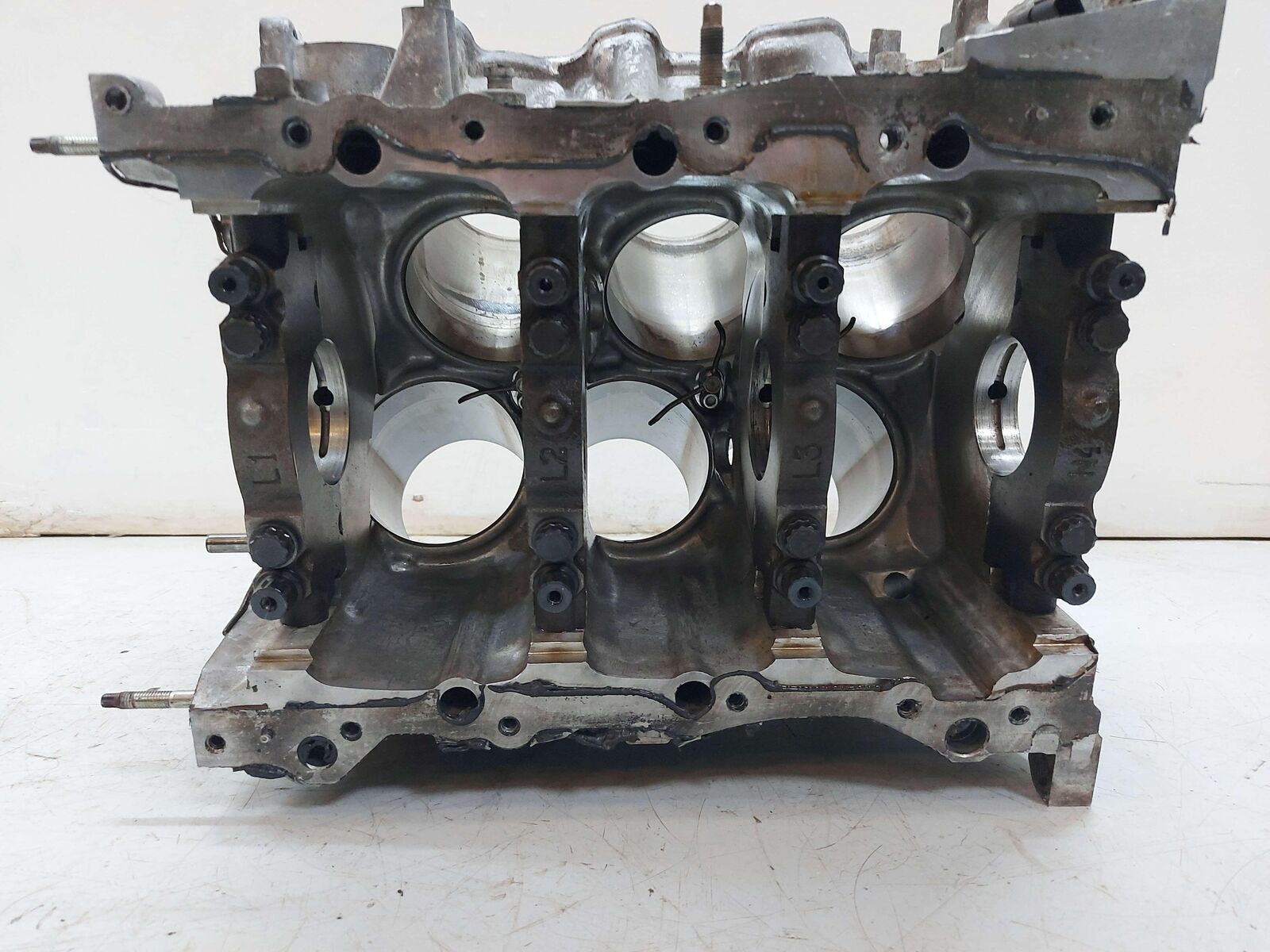 16-22 Lexus RX450 Hybrid Engine Motor Cylinder Block 3.5L 2GRFXS 1140109A11