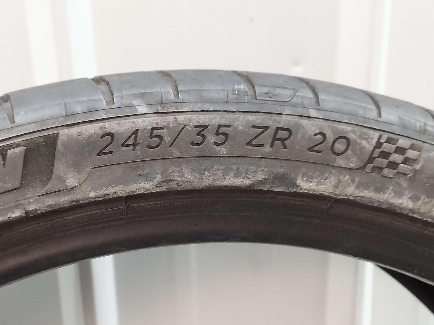 SINGLE MICHELIN PILOT SPORT 4S 245/35ZR20 6/32 *GOUGED* 2021 FERRARI ROMA F169