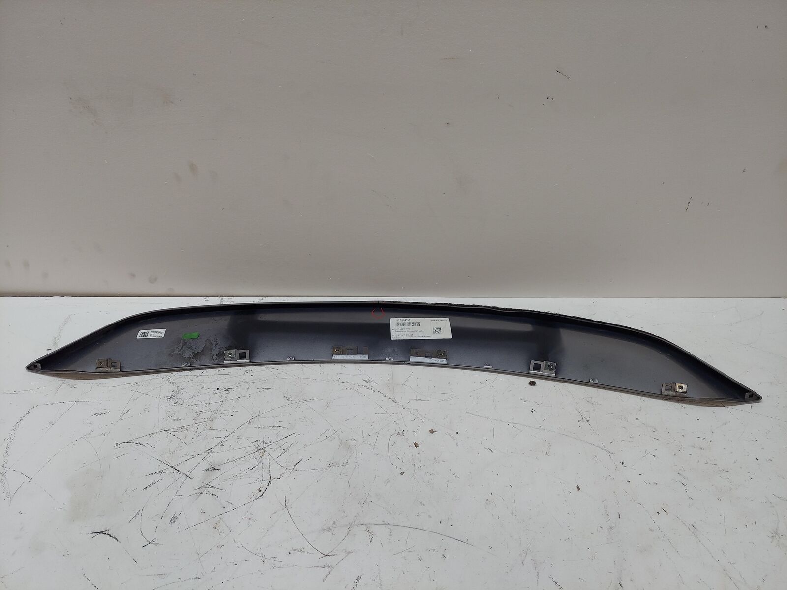 17-19 Porsche Cayman 718 Rear Spoiler Upper Portion Silver 982827933E *Notes*