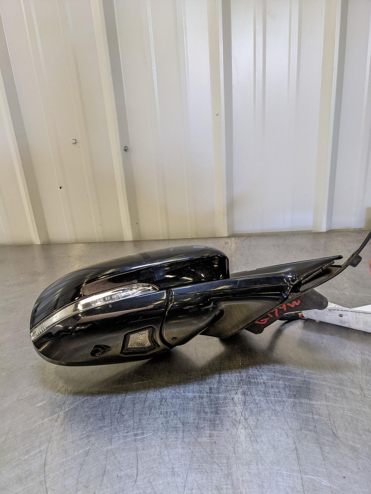 10-15 JAGUAR XF RH Right Door Mirror Black Blind Spot Alert