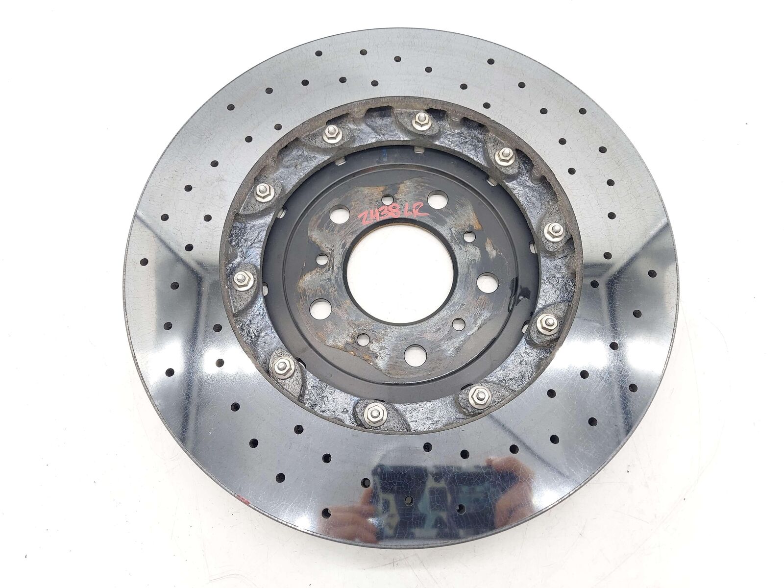 2024 ASTON MARTIN DB12 VOLANTE REAR LEFT BRAKE DISC ROTOR CARBON CERAMIC