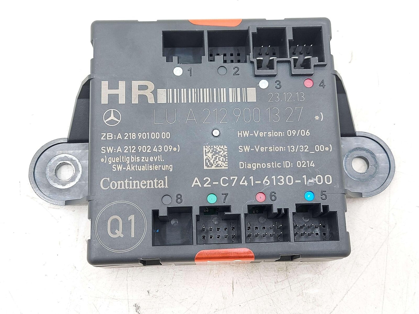 12-14 Mercedes W218 CLS63S AMG REAR RIGHT DOOR CONTROL MODULE A2129001327