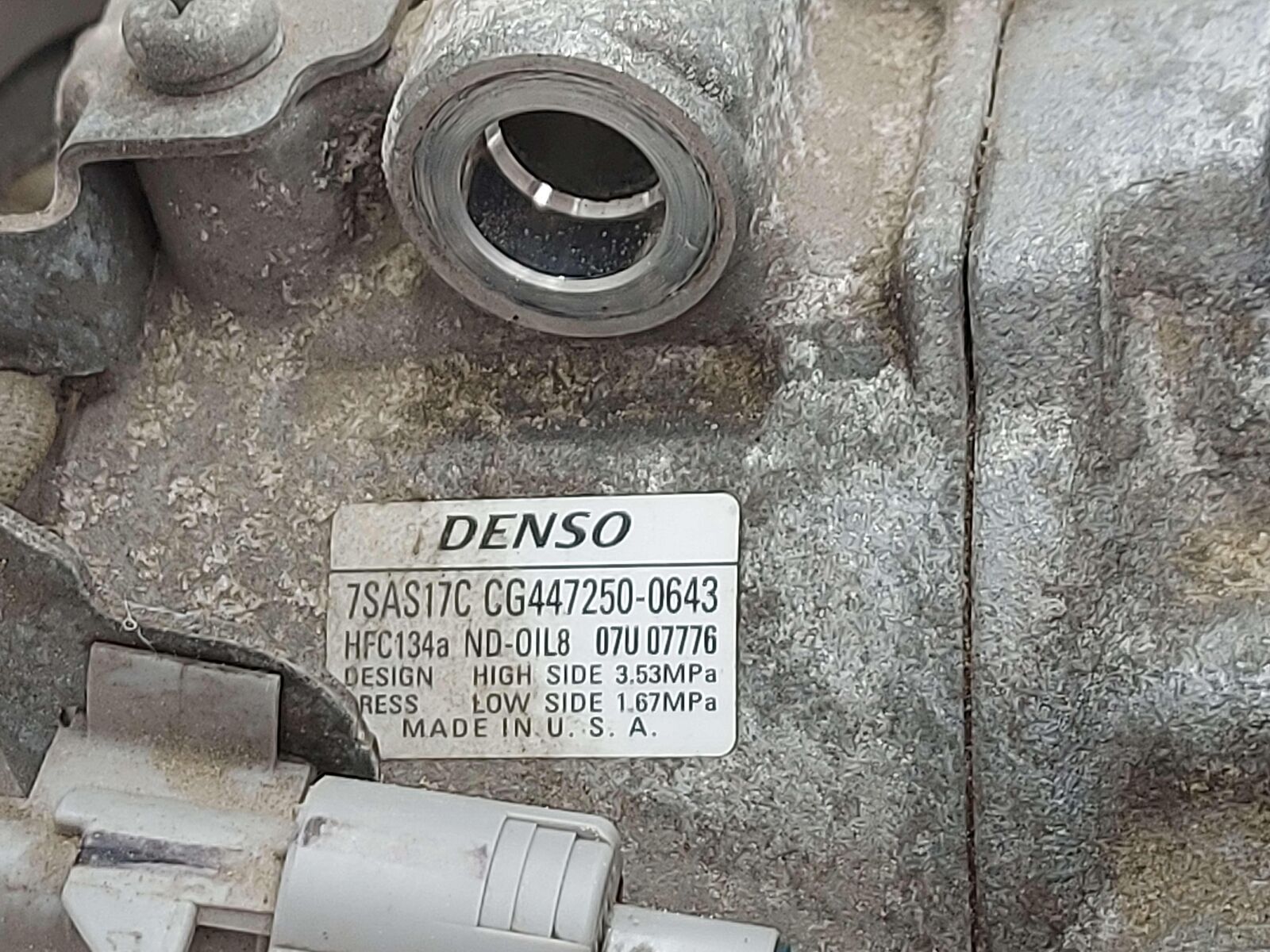 14-19 TOYOTA HIGHLANDER 3.5L AWD A/C AIR CONDITIONING COMPRESSOR 7SAS17C