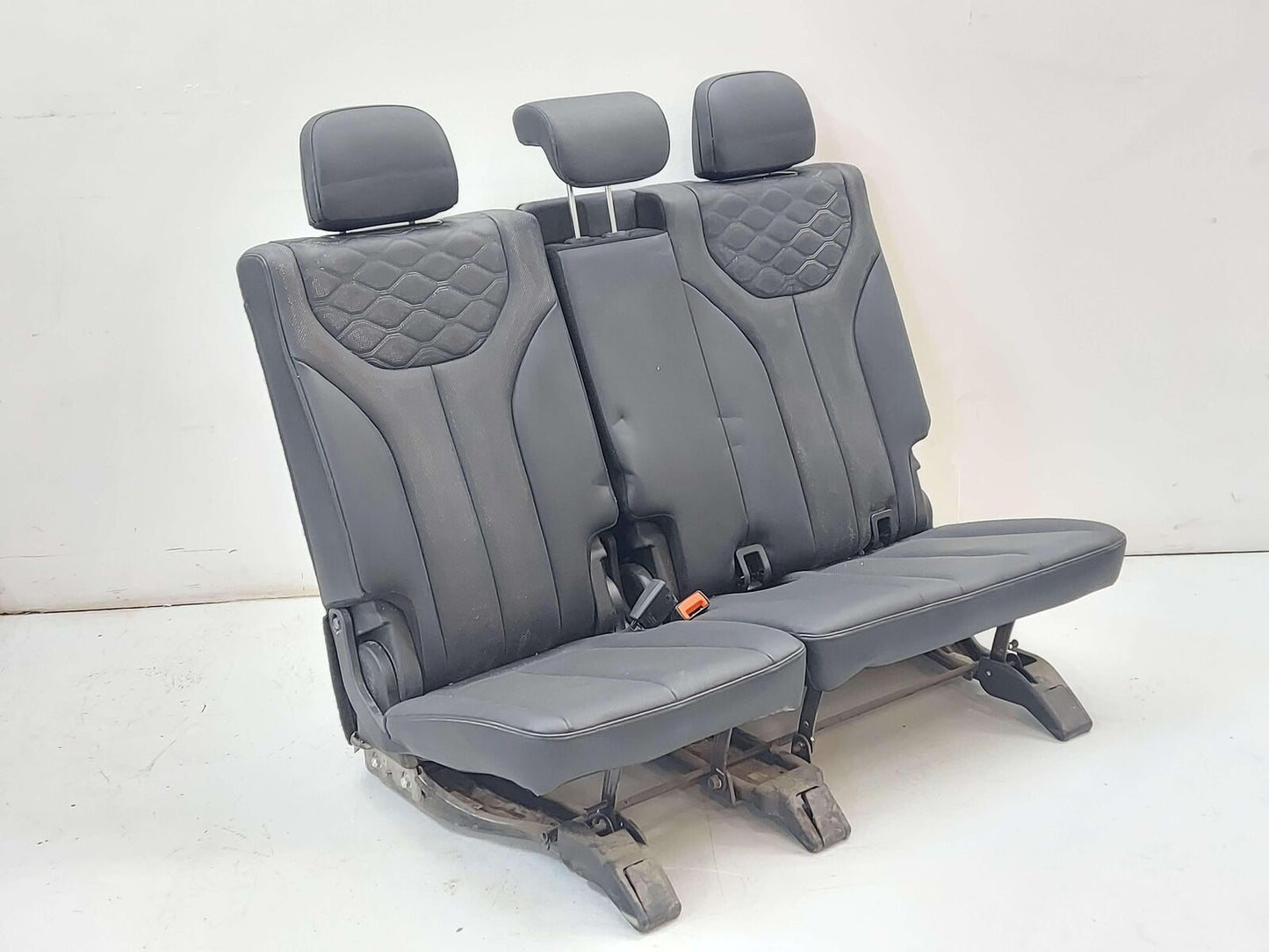 2020 HYUNDAI PALISADE 3RD THIRD ROW BACK SEAT BLACK NAPPA LEATHER POWER