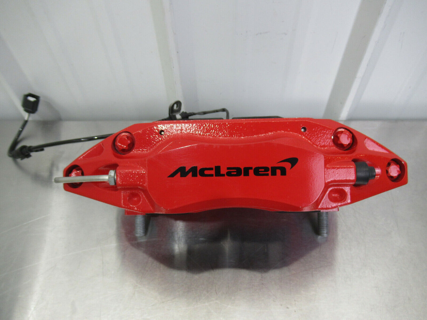 T020 2016 16 MCLAREN 570S LH LEFT REAR CARBON CERAMIC BREMBO BRAKE CALIPER RED