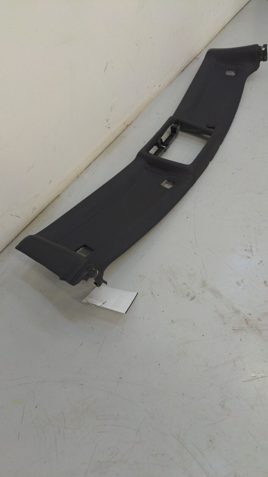 14 JAGUAR F-TYPE Upper Winshield Frame Trim Black Leather EX53-03532-A