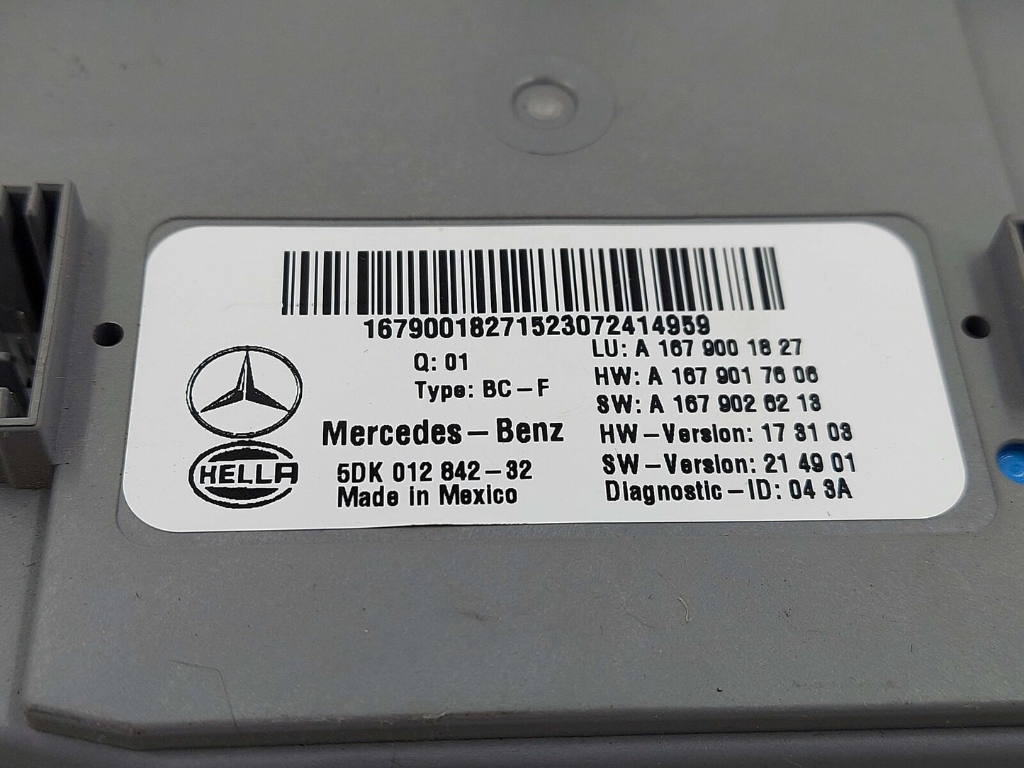 2024 ASTON MARTIN DB12 VOLANTE BCM BODY CONTROL MODULE A1679001827 *NOTE