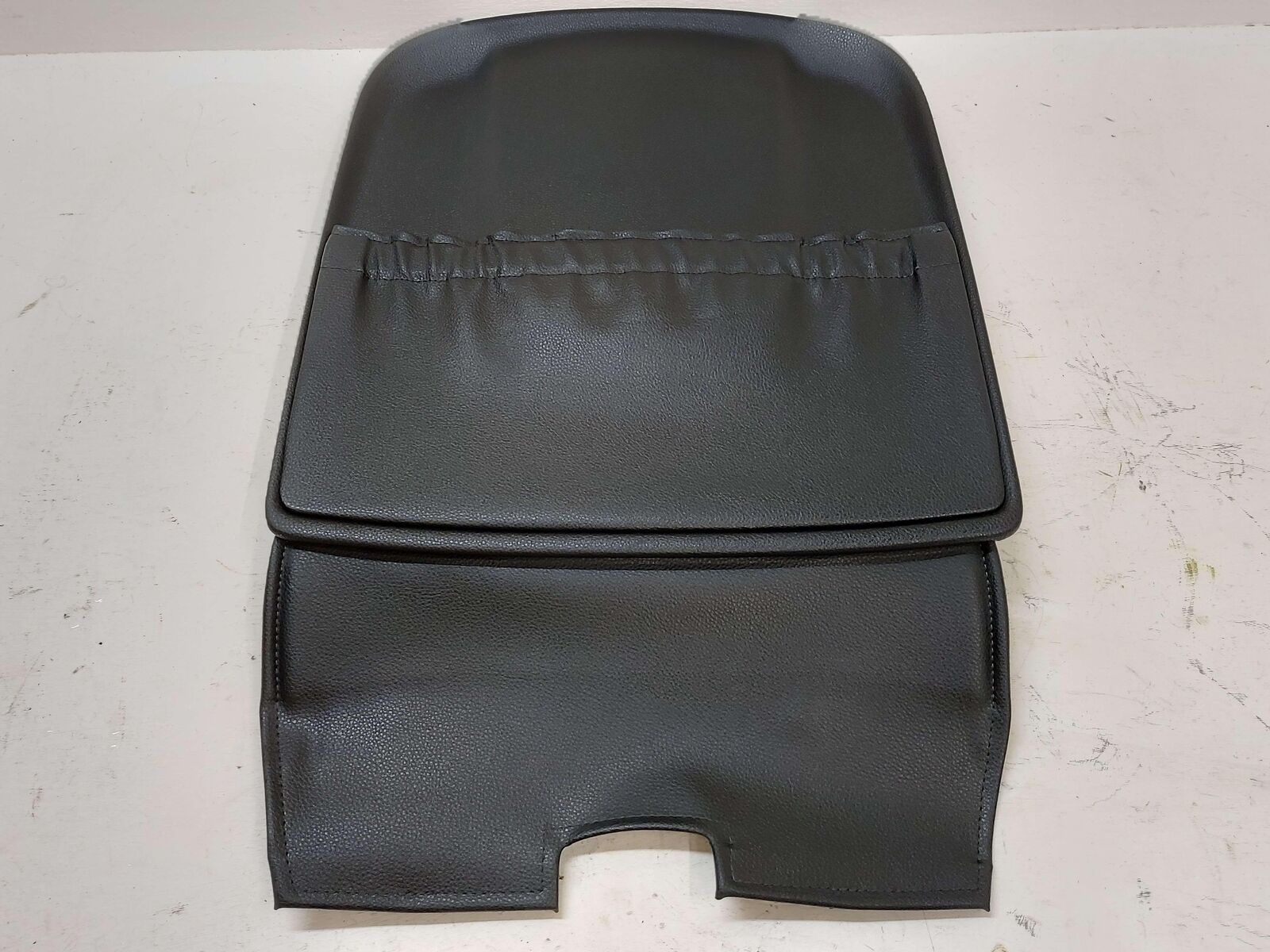 15-18 PORSCHE MACAN S 95B FRONT LEFT SEAT BACK PANEL COVER TRIM BLACK