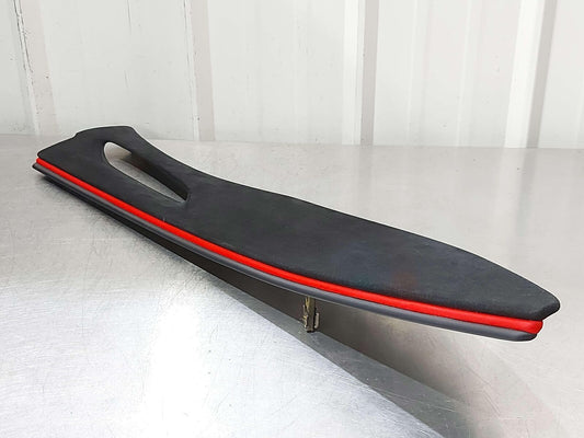 21 FERRARI ROMA F169 RIGHT CONSOLE SIDE TRIM PANEL ALCANTARA W/RED PIPING *NOTE*