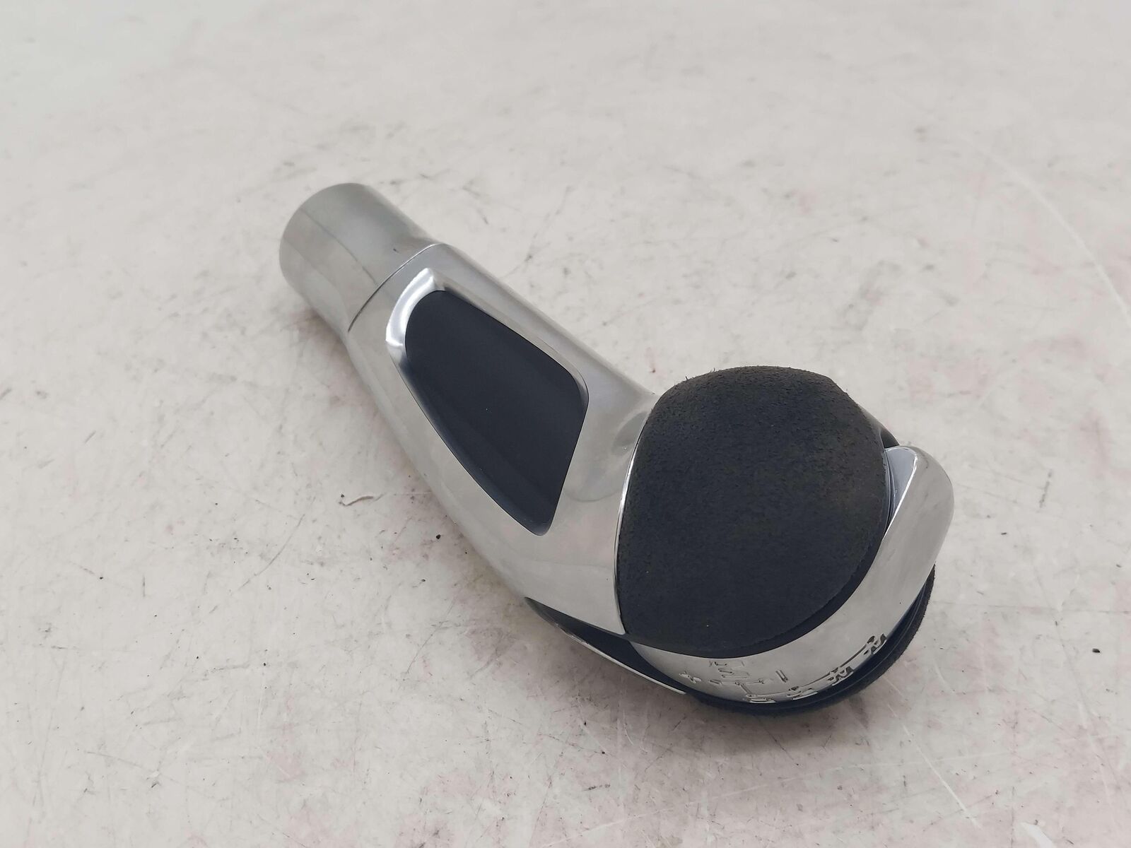 2014 PORSCHE 911 991 GT3 PDK SHIFT KNOB SILVER W/ ALCANTARA *GOUGED*