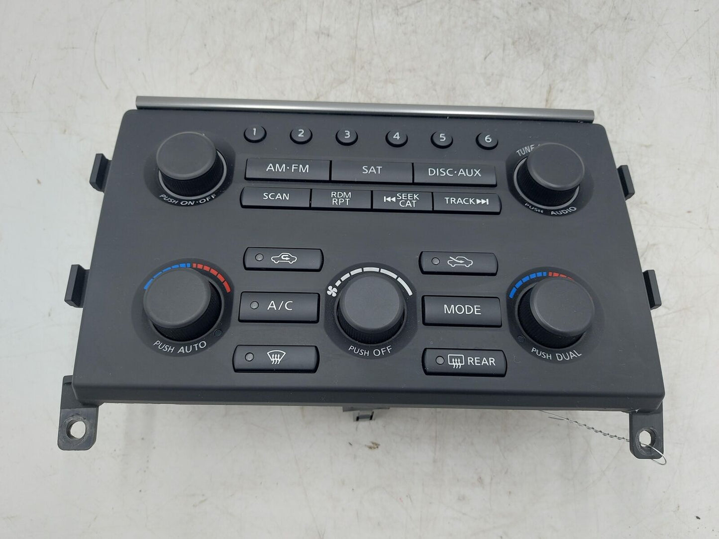 09 NISSAN GT-R Heater A/c ac Control 25391-jf30a Control Panel