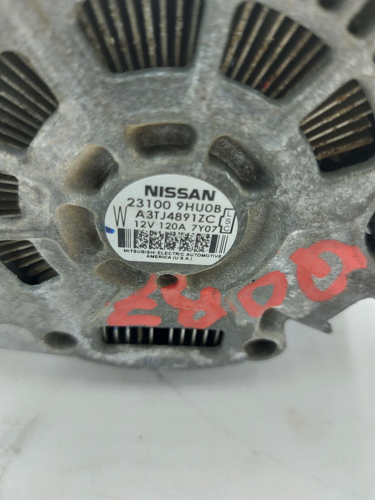 18 NISSAN MAXIMA Alternator 231009HU0B 52K KM's!