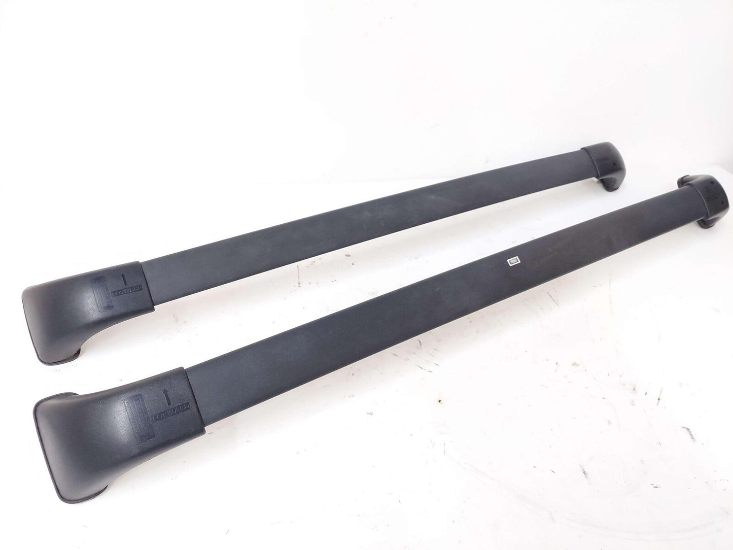 14-19 TOYOTA HIGHLANDER OEM ROOF RACK CROSS BARS ONLY BLACK *NOTE