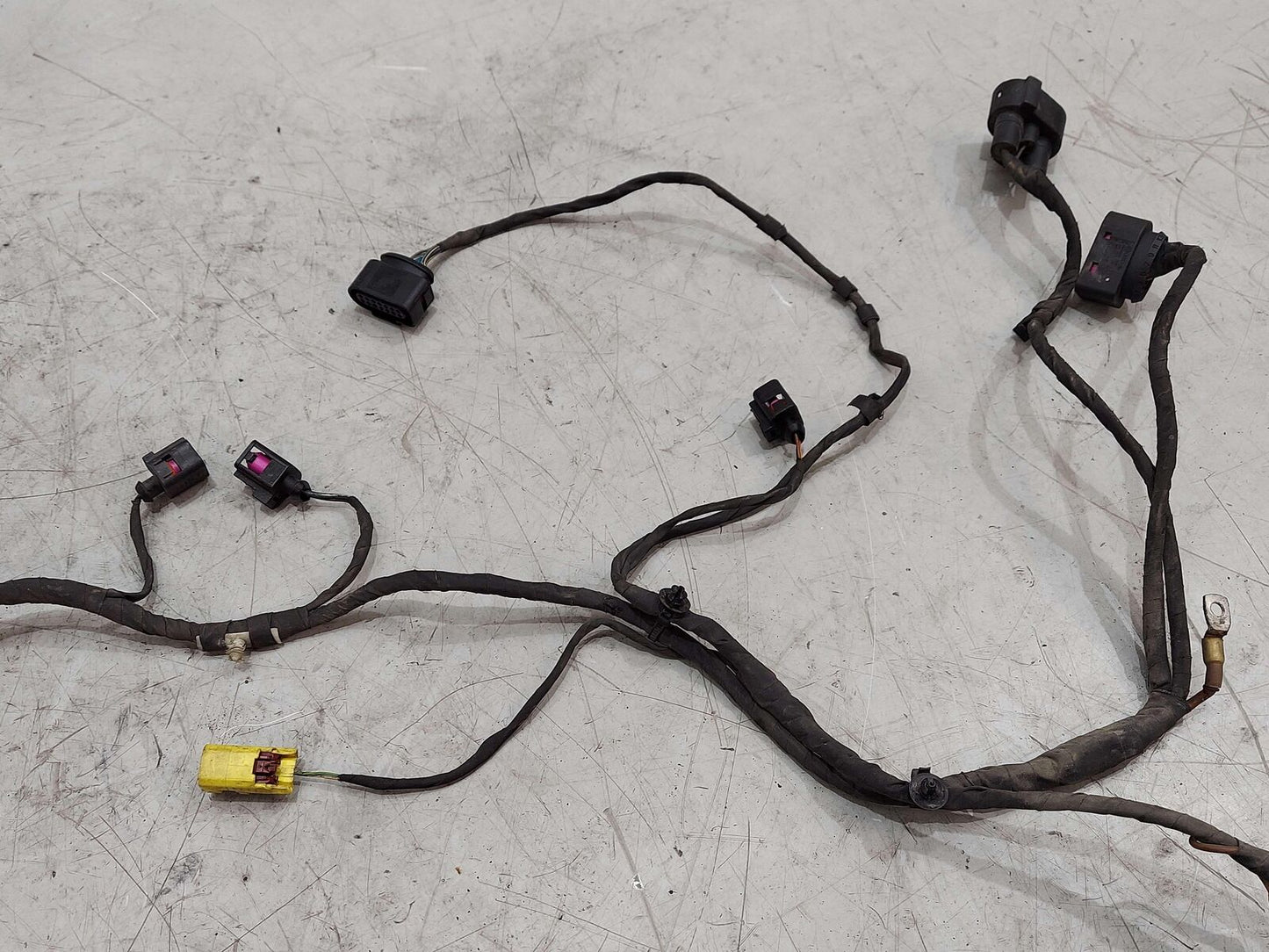 2012 AUDI R8 FRONT SECTION OF BODY WIRE WIRING HARNESS *CUT AT FIREWALL*