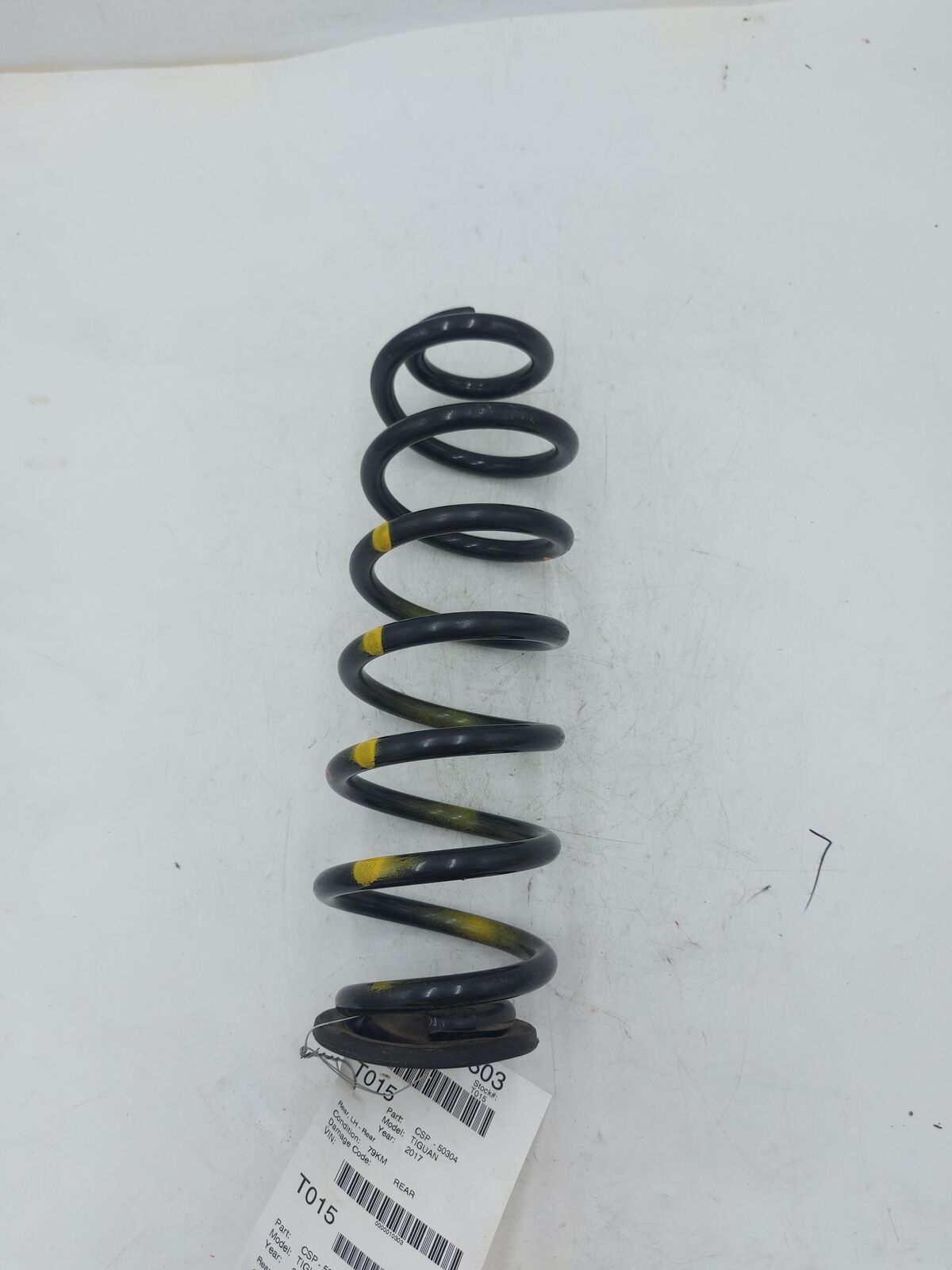 09-18 VW TIGUAN REAR LH LEFT Coil air Spring 79K KM'S