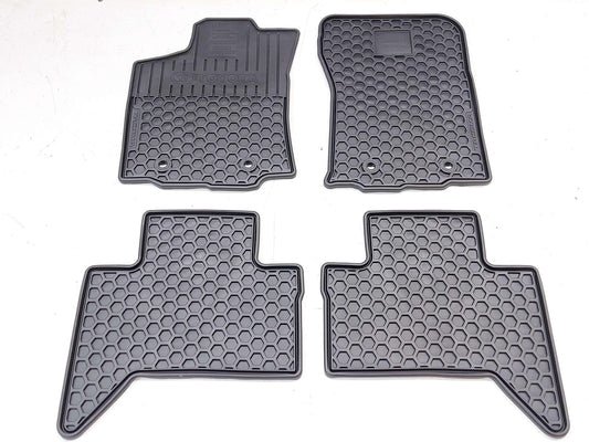 2018 TOYOTA TACOMA FLOOR MAT BLACK ALL WEATHER RUBBER OEM CREW CAB *NEW IN BAG*