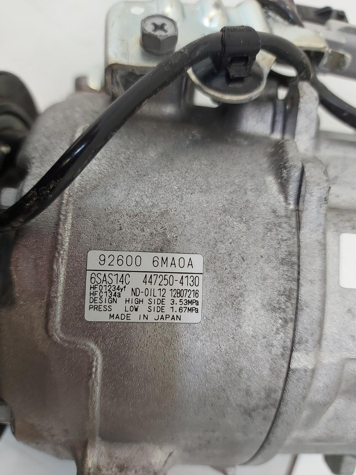 18 19 20 21 NISSAN ROGUE SPORT A/c AC Air Compressor 926006ma0a 2K KM'S!