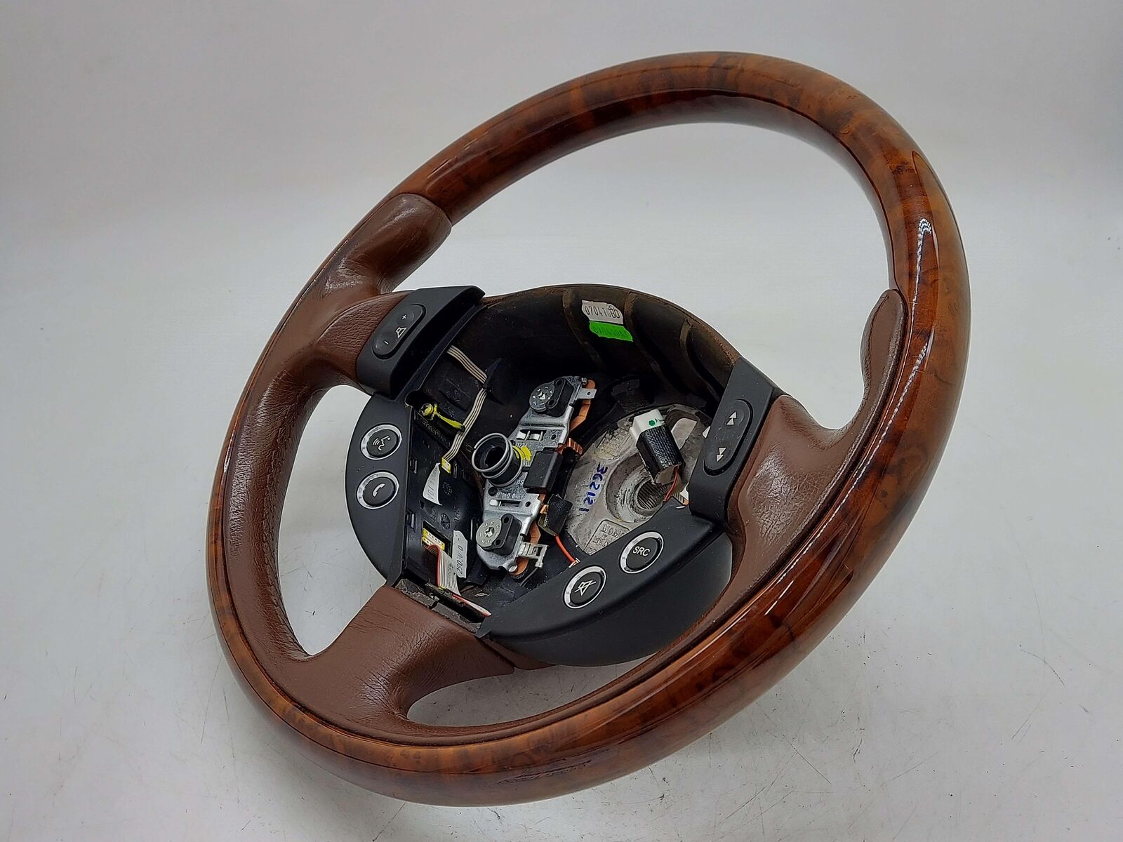 2010 Maserati GranTurismo S M145 Coupe STEERING WHEEL WOOD & BROWN LEATHER