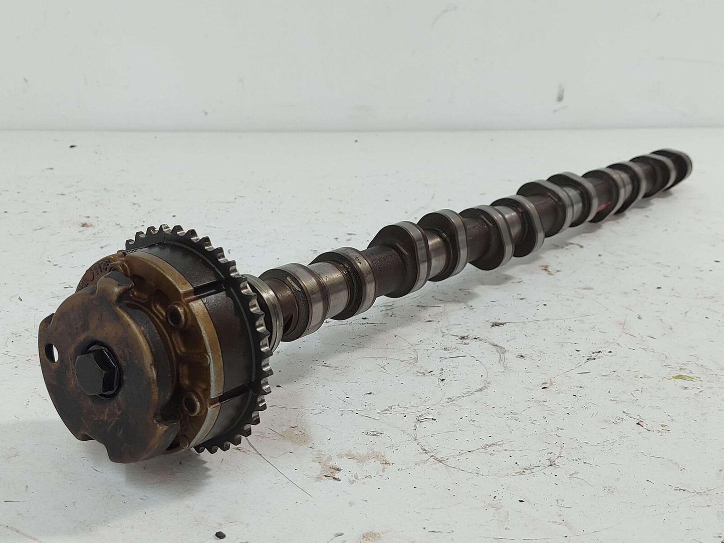 2008 BMW X6 3.0L N54B30A N54 Twin Turbo Exhaust Camshaft W/ Adjuster 7518746