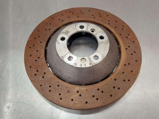 16 PORSCHE CAYMAN GT4 981 FRONT RIGHT BRAKE DISC ROTOR 98135140680 6K MILES!