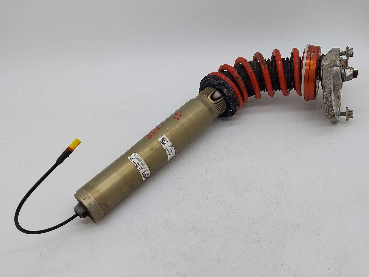 16 PORSCHE CAYMAN GT4 981 LEFT ELECTRIC DAMPER SHOCK SPRING STRUT 981343035