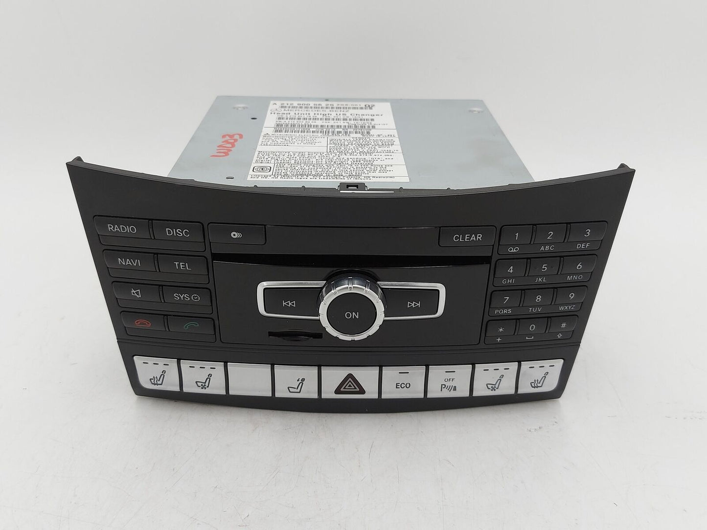 14 MERCEDES E63 AMG W212 NAVIAGTION RADIO RECEIVER WAGON A2129005625 *NOTES*