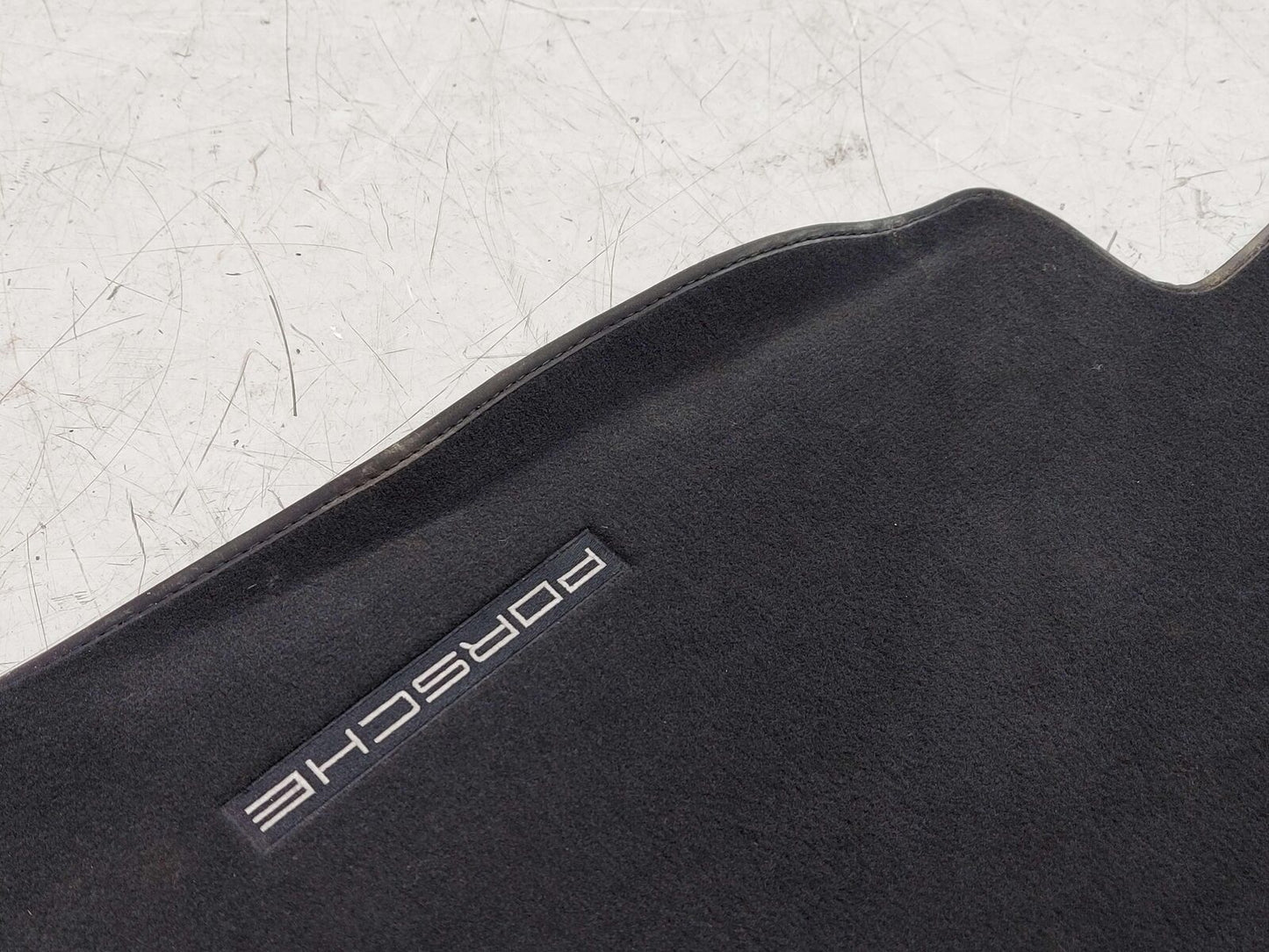 2016 PORSCHE CAYMAN GT4 981 LEFT DRIVER FLOOR MAT 'PORSCHE'