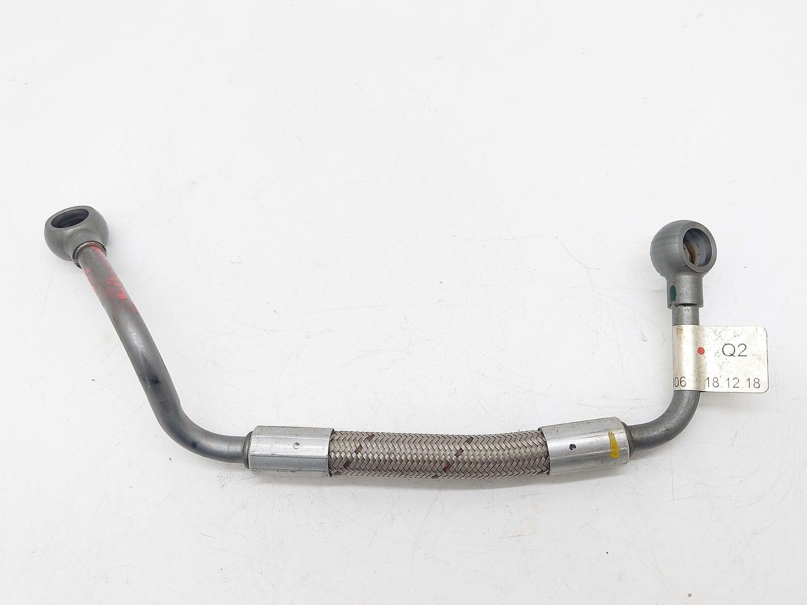 2019 MCLAREN 720S SPIDER LEFT HOSE TURBO OIL FEED PIPE 14F0540CP