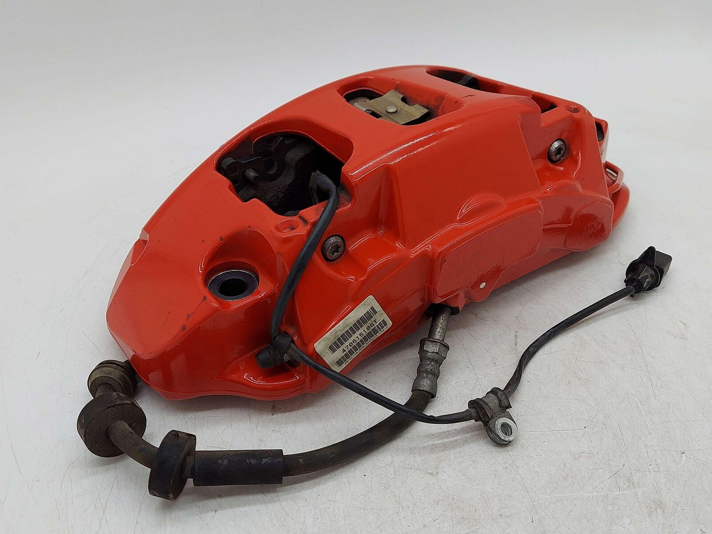 2018 LAMBORGHINI AVENTADOR S LP740-4 FRONT RIGHT BRAKE CALIPER RED *GOUGED*