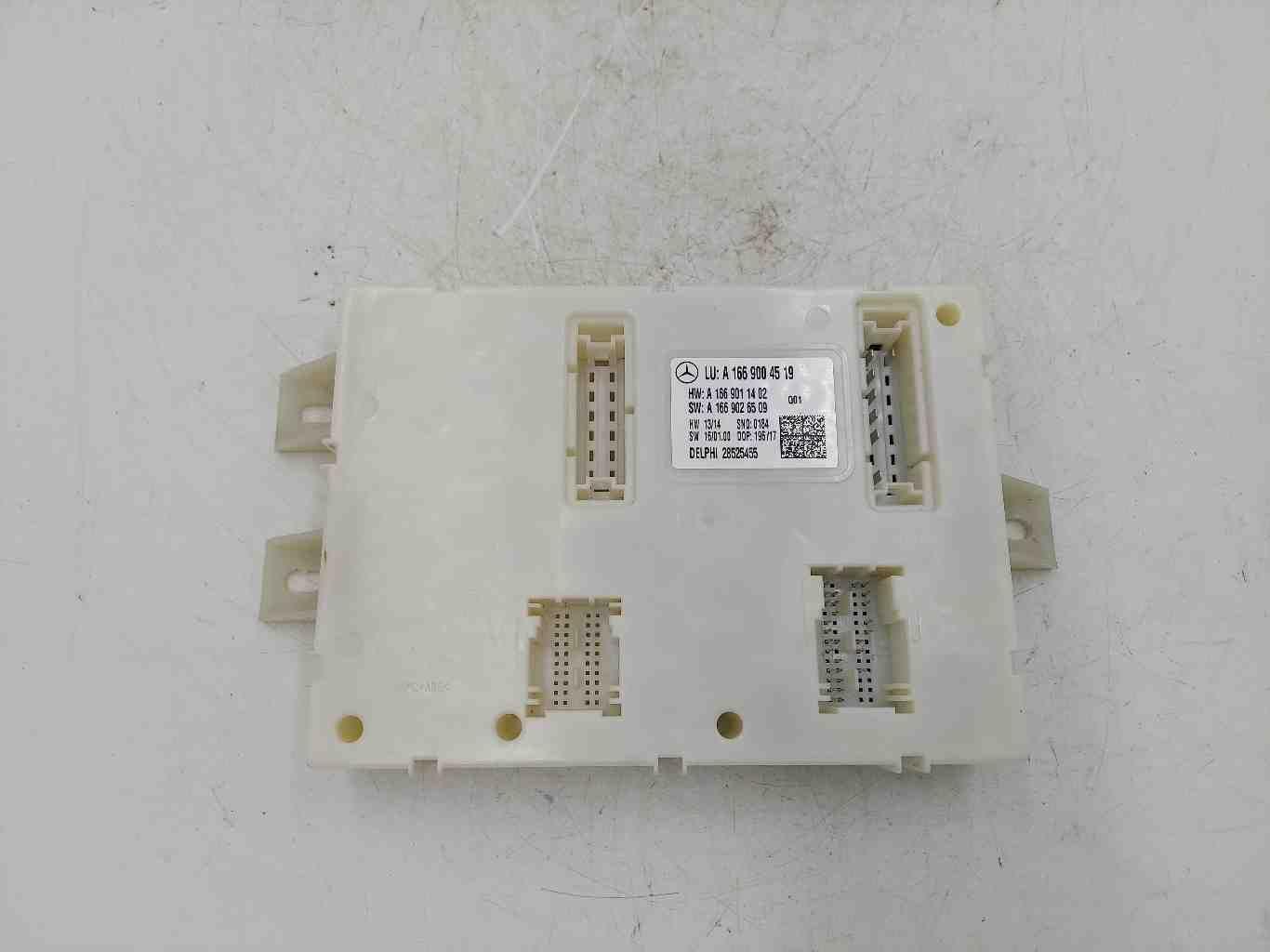 17-19 MERCEDES GLE63S AMG W166 Rear SAM Control module 1669004519 28525455