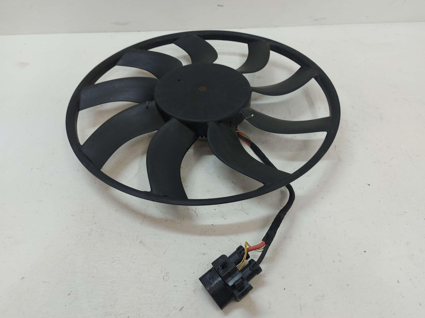 11-18 PORSCHE CAYENNE ELECTRIC RADIATOR COOLING FAN W/ MOTOR 4.8L 7P5121203