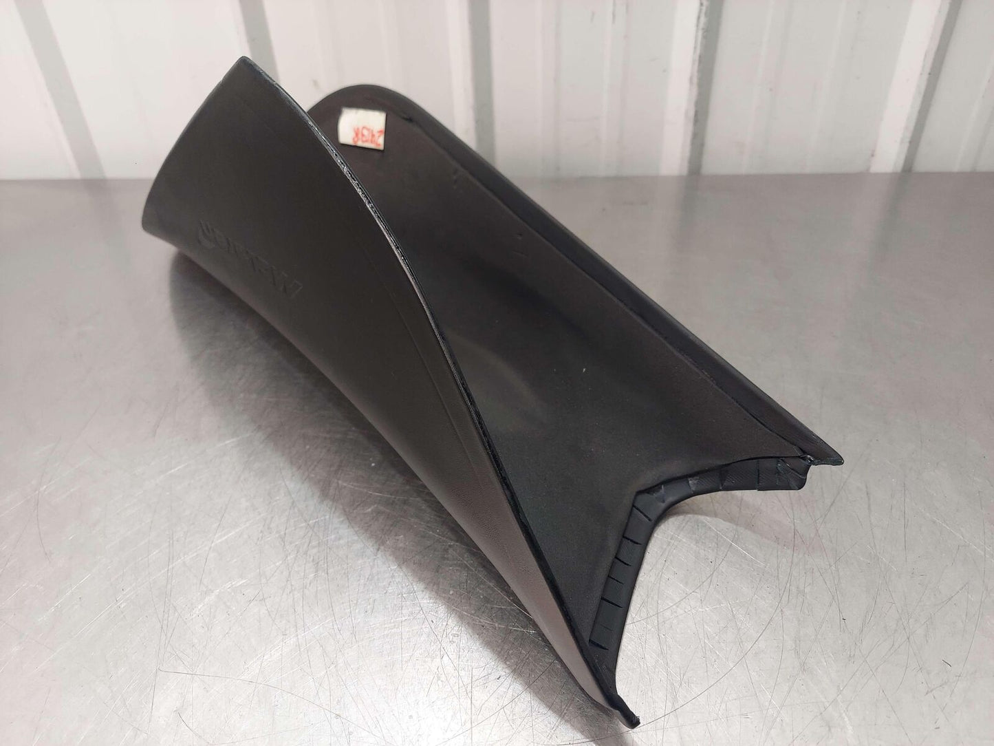 2016 MCLAREN 540C RIGHT ROCKER SILL STEP TRIM COVER JET BLACK NAPPA LEATHER NOTE