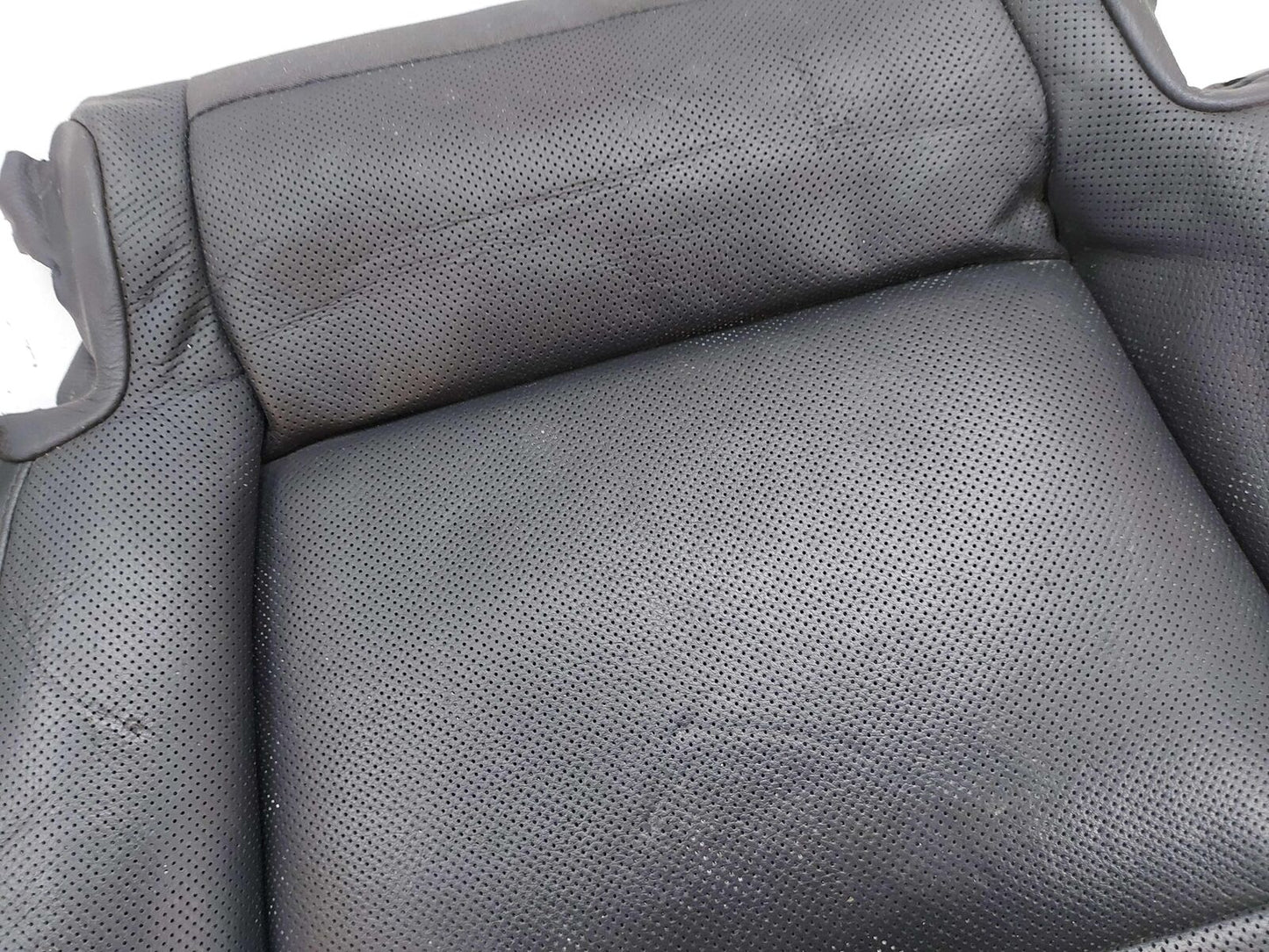 2018 PORSCHE CAYMAN 718 LH LEFT LOWER SEAT COVER BLACK LEATHER 991653118 *MARKS*