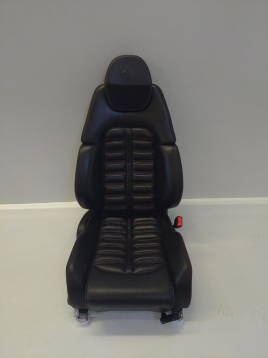 2000 Ferrari 360 Modena Seat Right Passenger RH Black With Red Stitching