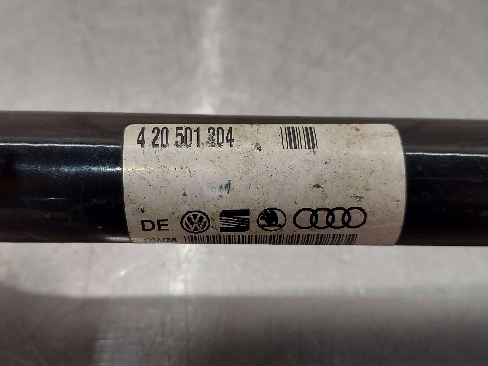 08-15 AUDI R8 4.2L REAR RIGHT AXLE SHAFT 420501204