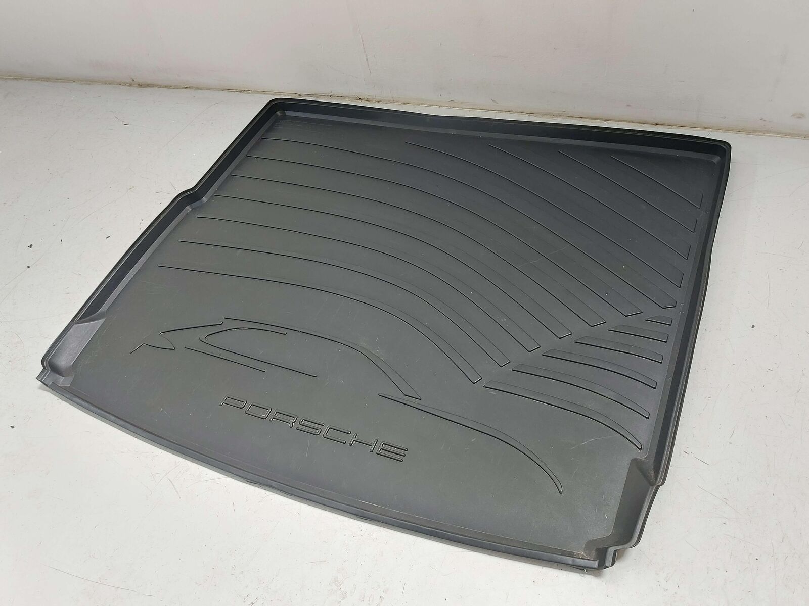 2018 PORSCHE CAYENNE 958 S E-HYBRID PORSCHE REAR FLOOR MAT PLASTIC CARGO MAT