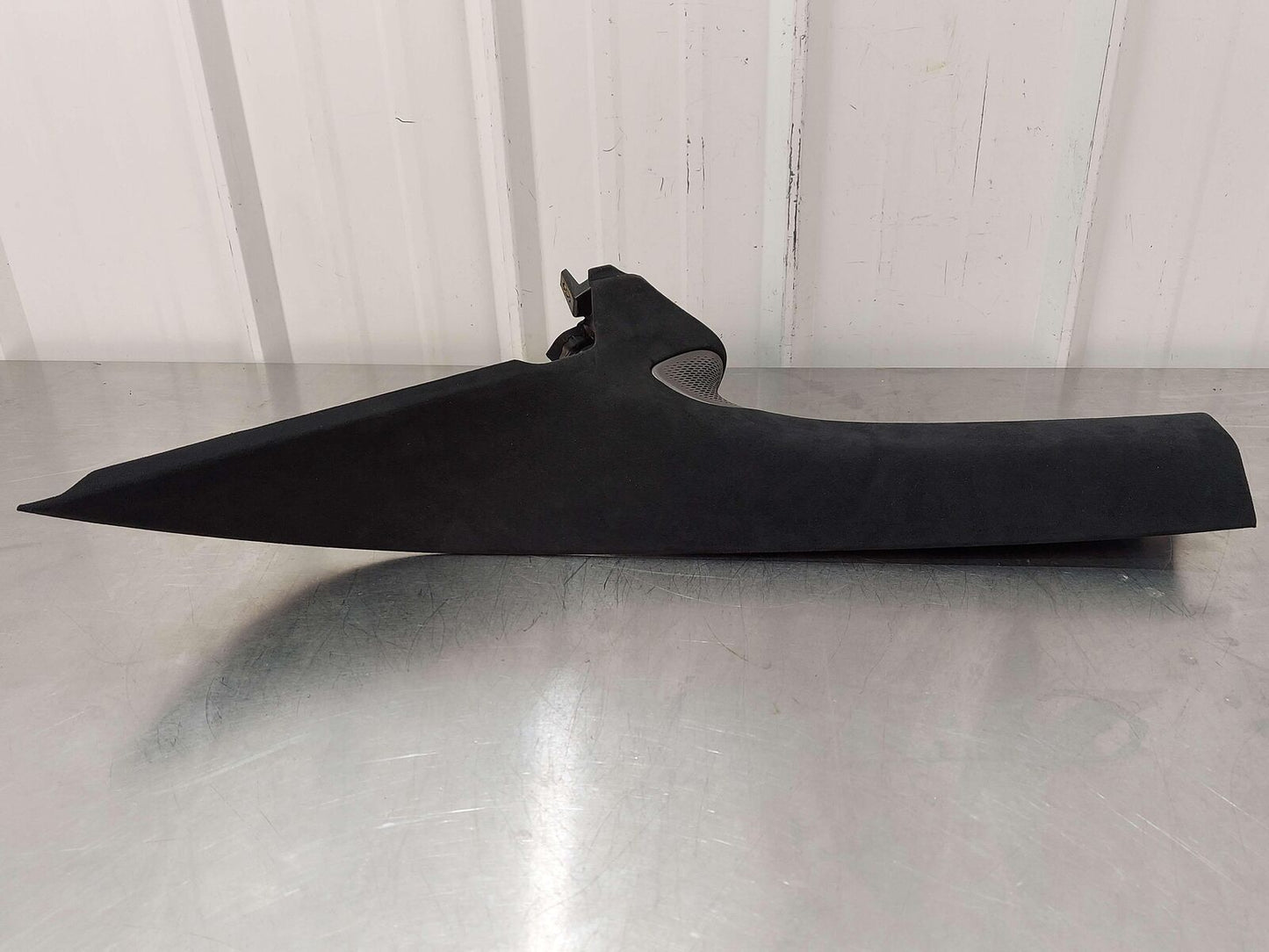 2023 McLaren Artura LH Left Upper A-pillar Trim Panel Black Alcantara 16NC088CP