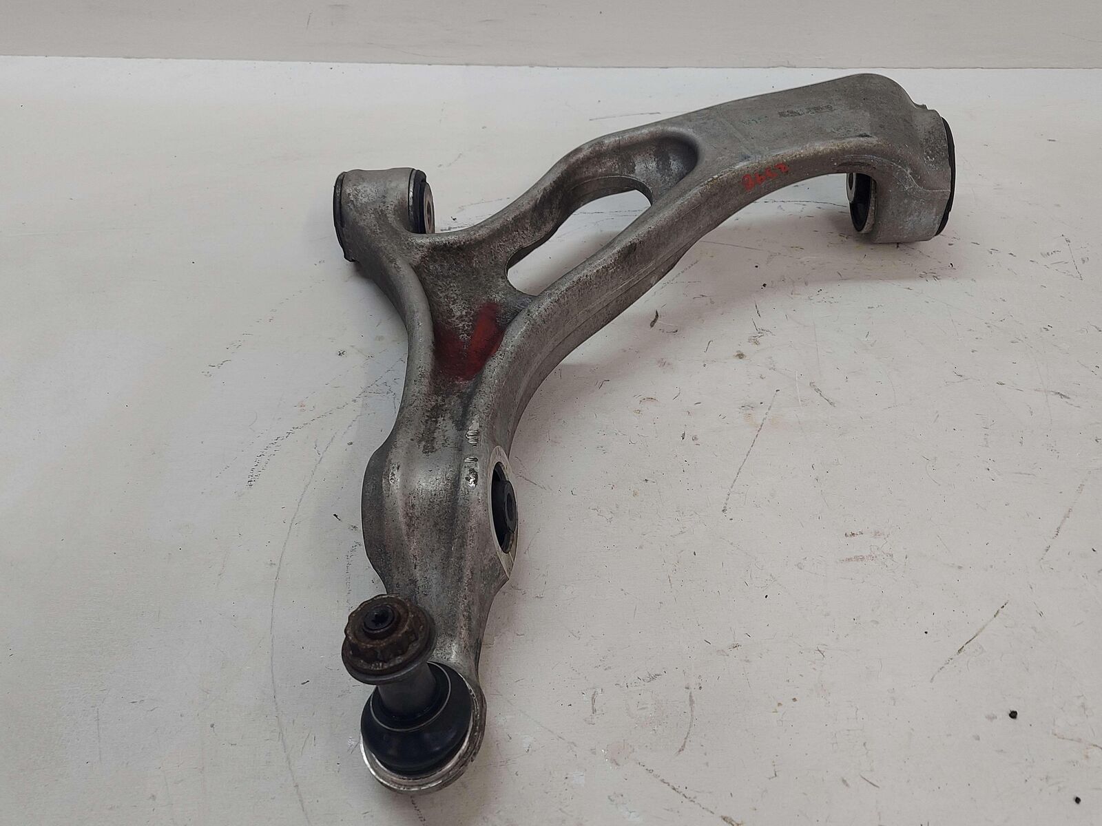 13-18 PORSCHE CAYENNE 958 S E-HYBRID FRONT RIGHT LOWER CONTROL ARM 7P5407152A