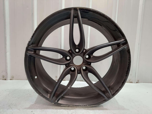 2016 MCLAREN 540C WHEEL RIM 19X8 BLACK 10 SPOKE ALLOY 13B0929CP *NOTE