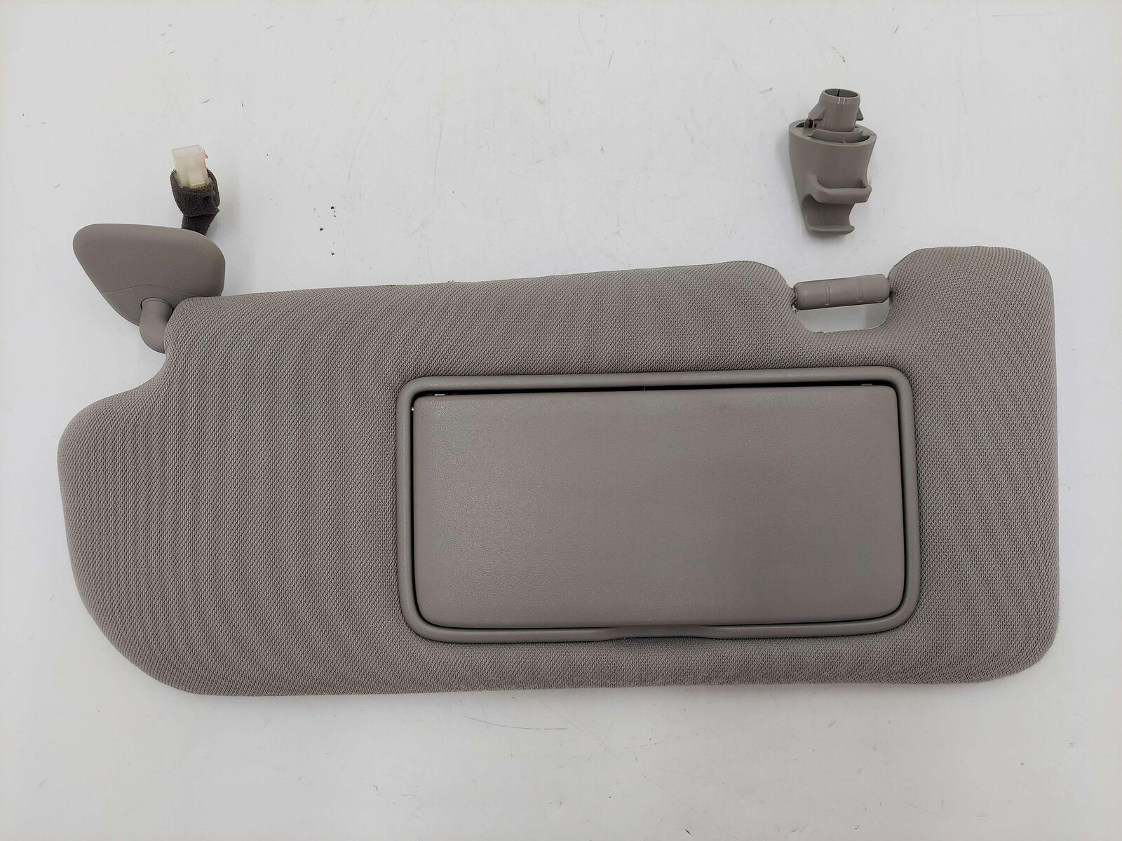 09-11 Nissan GTR GT-R R35 Left Sun Visor Illuminated Gray *Discolored Fraying*