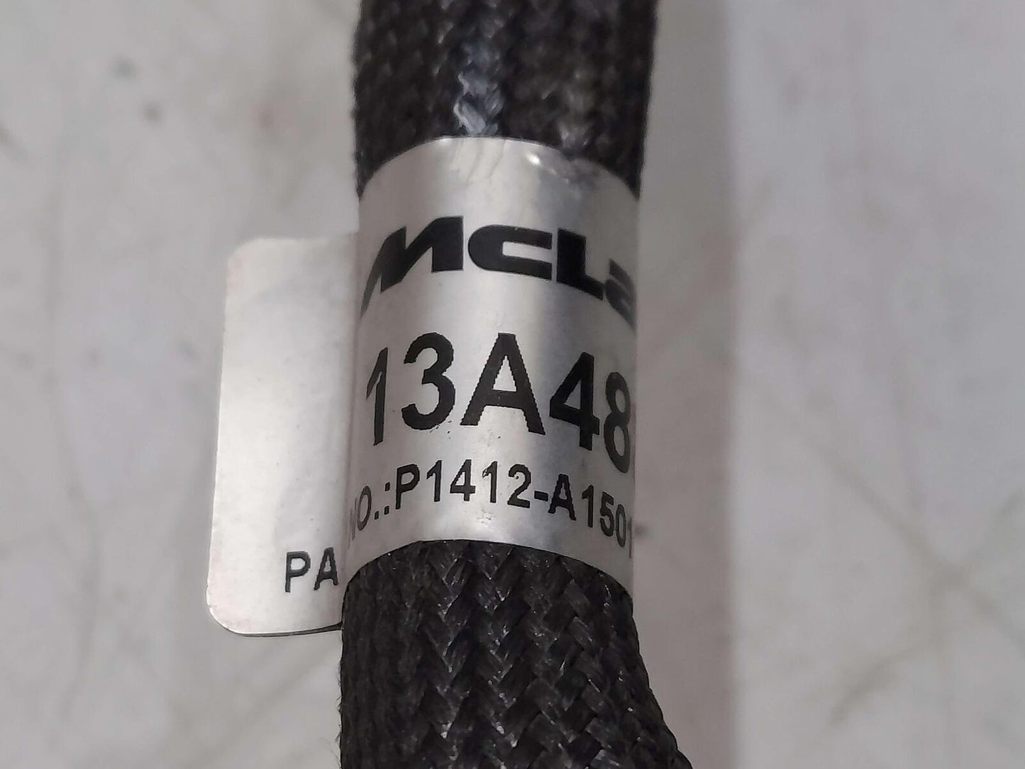 2016 MCLAREN 540C REAR HOSE CONDENSOR CROSS OVER PIPE 13A3615CP