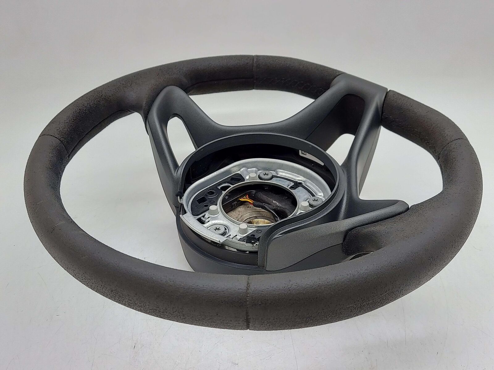 2017 MCLAREN 570S STEERING WHEEL CARBON BLACK ALCANTARA *WORN*