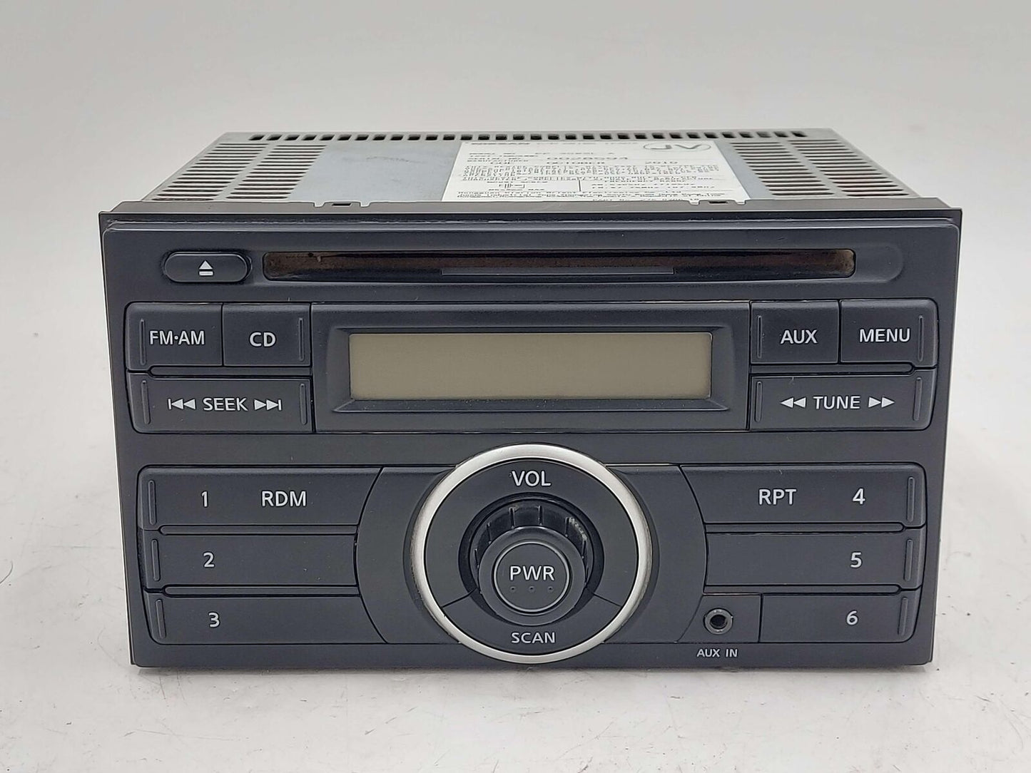 09-14 NISSAN 370Z NT STEREO CD RADIO RECEIVER W/O NAVIGATION 281851EA0A