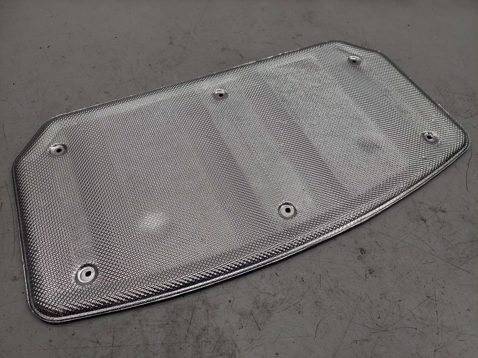 2024 ASTON MARTIN DB12 VOLANTE TOP OF MUFFLER HEATSHIELD PANEL HY53-112B20-AB