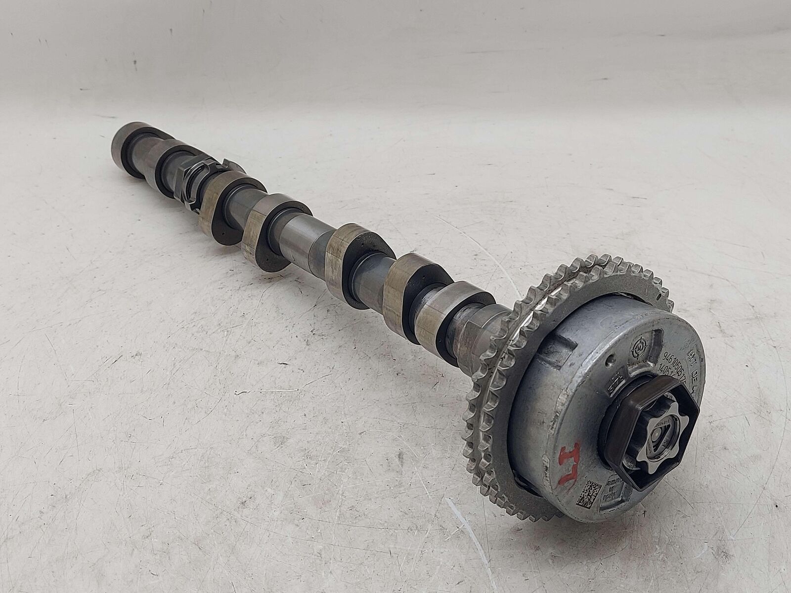 2014 PORSCHE 911 991 GT3 3.8L MA1.75 LEFT CAMSHAFT INTAKE W/ GEAR ADJUSTER