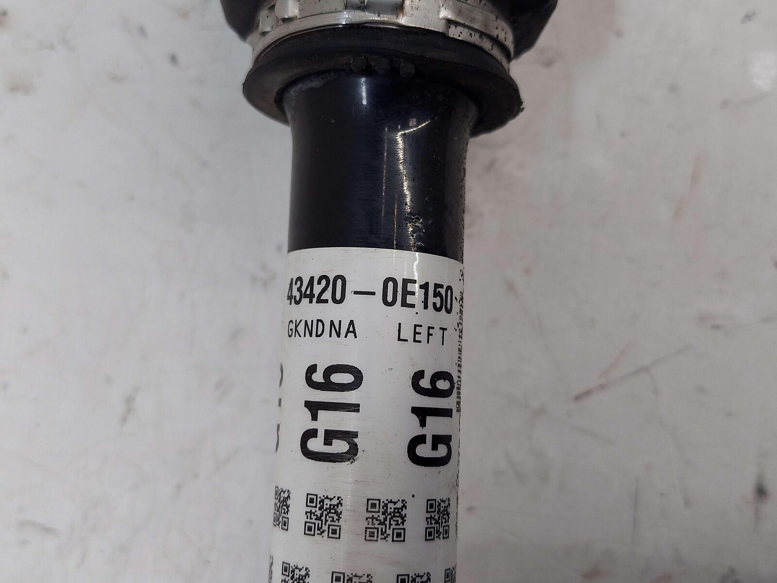 17-19 TOYOTA HIGHLANDER FRONT LEFT AXLE SHAFT 43420-0E150