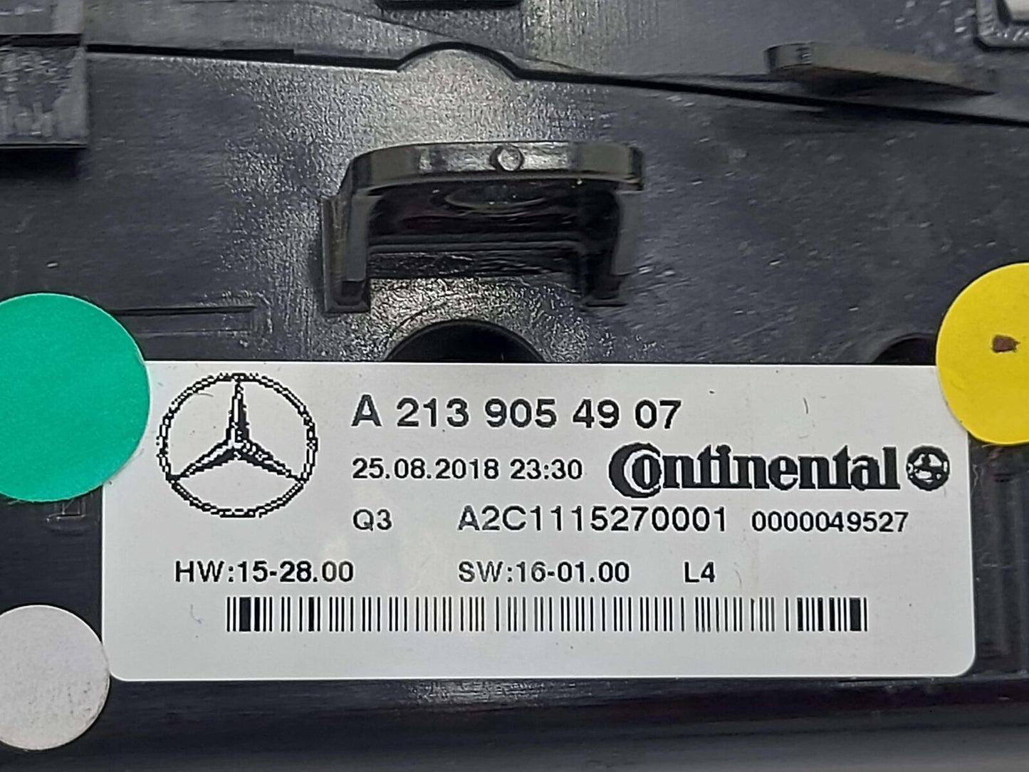 17-20 Mercedes E63s AMG W213 Front Heater AC Air Conditioning Control 2139054907